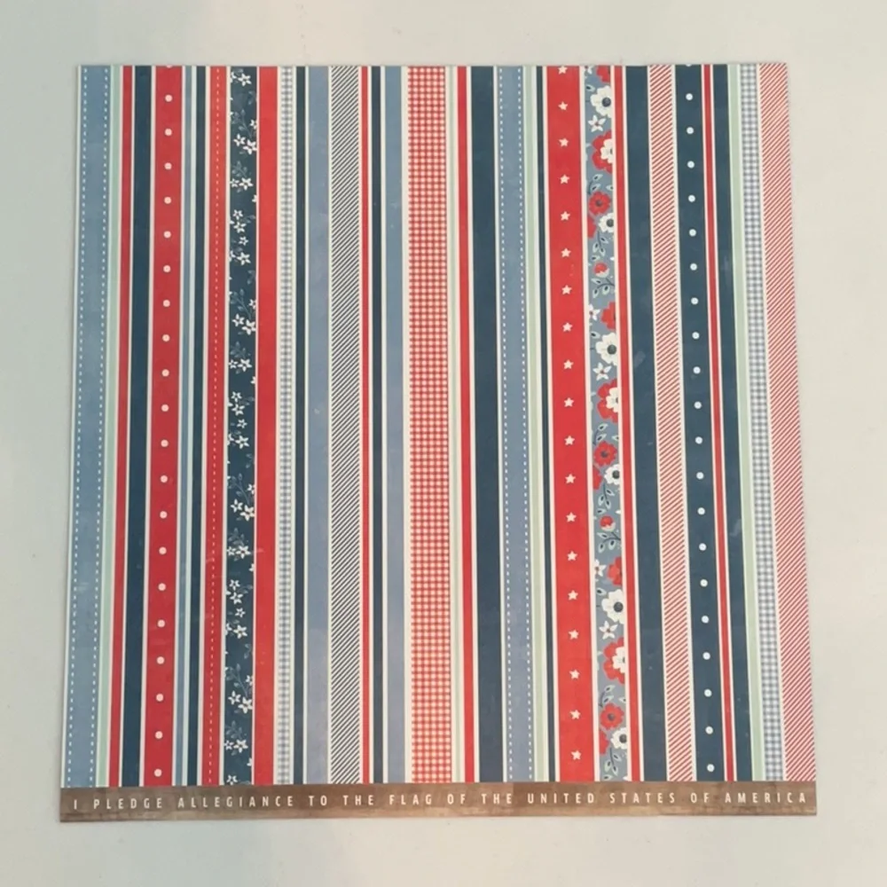Patriotic / Americana Scrapbook Paper